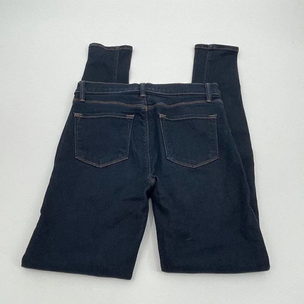 J Brand Womens Jeans 26 High Rise Skinny Denim Dark Blue Casual Stretchy Comfort